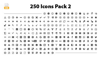 Vector Icons Pack 2