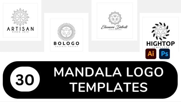 30 Mandala Logos