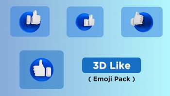 Like 3D Emoji