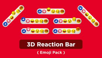 Reaction Bar 3D Emoji