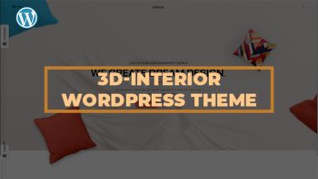 3D Interior WordPress Theme