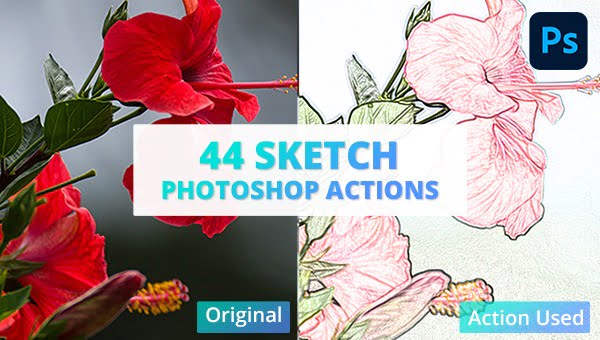 44 Sketch Photoshop Actions