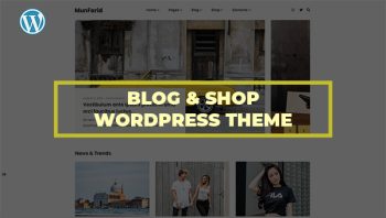 Blog & Shop WordPress Theme