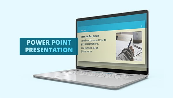 Blue & White Design PowerPoint Template