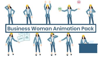 Business Women 2D Characters