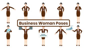 Business Woman Poses