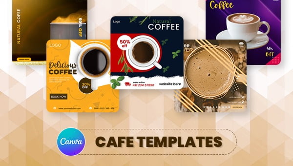 Cafe Canva Templates