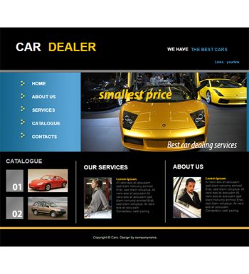 Car 1 Website & Landing Page Template