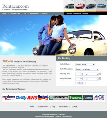 Car 2 Website & Landing Page Template