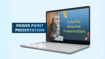 Colourful Resume Design PowerPoint Template