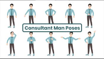 Consultant Man Poses