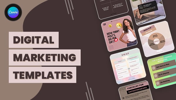 Digital Marketing Canva Template