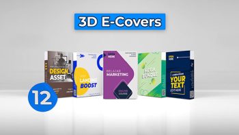 3D Ecovers & Mockups Pack 1