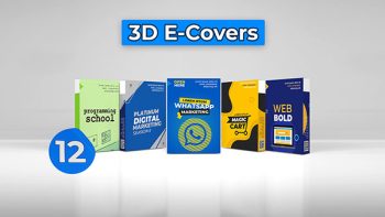 3D Ecovers & Mockups Pack 2