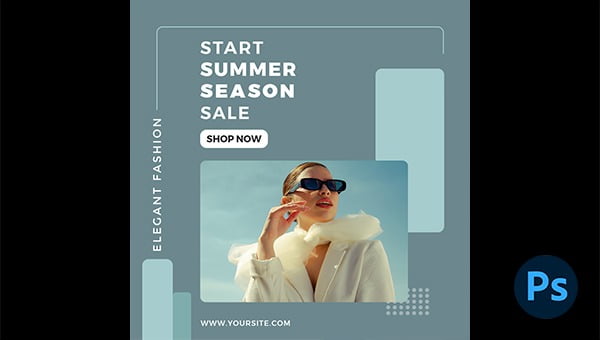 Elegant Photoshop Template