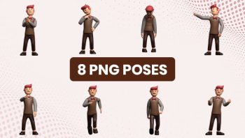 Evans (Brother) 3D Character Poses