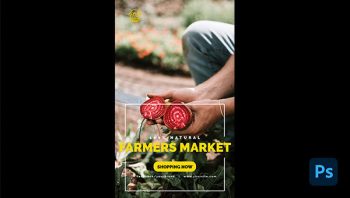 Farmers Market Story Template