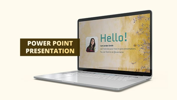 Floral Background Design PowerPoint Template