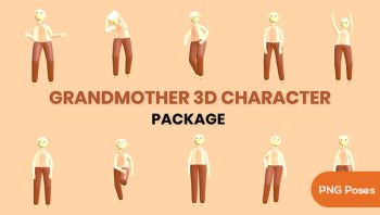 GrandMother  3D  Character Animation Package