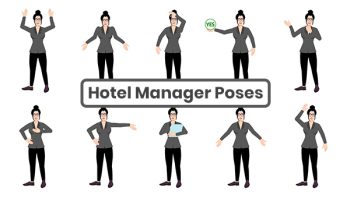 Hotel Manager Poses