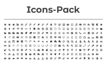 Vector Icons Pack 1