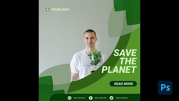 Save The Planet Template