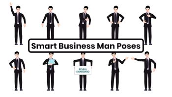 Smart Business Man  Poses