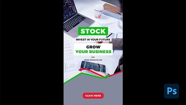 Stock Market Photoshop Story