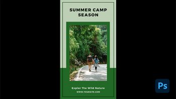 Summer Camp Information Photoshop Story