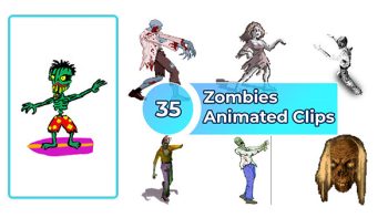 Zombies Animated clips Art