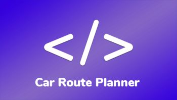 Car Route Planner