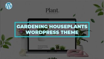 Gardening Houseplants WordPress Theme