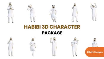 Habibi  3D  Character Animation Package