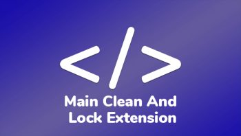 Main Clean and Lock Extension WP Pulgins
