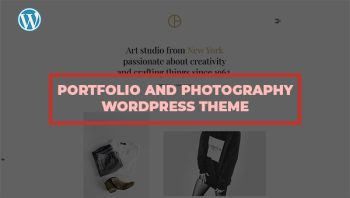 Portfolio & Photography WordPress Theme