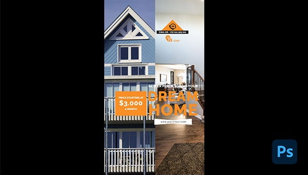 Real Estate Story Template