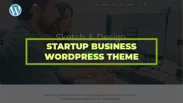 Startup Business WordPress Theme