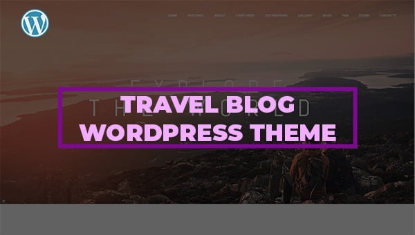 Travel Blog WordPress Theme