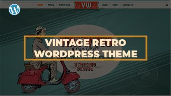 Vintage Retro WordPress Theme