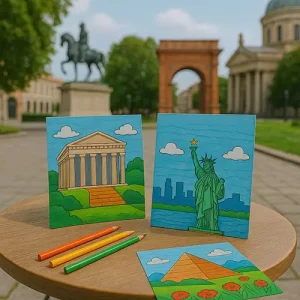 500 Cultural & Historical Coloring Page Prompts